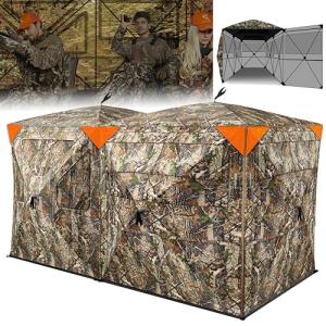 360° Quiet Pop-Up Hunting Blind for 4-6 People