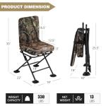360° Swivel Camouflage Hunting Blind Chair