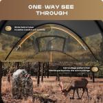 Lenotos Portable 1-Person Hunting Blind with Chair