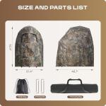 Lenotos Portable 1-Person Hunting Blind with Chair