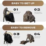 Lenotos Portable 1-Person Hunting Blind with Chair