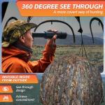 360° See-Through Hunting Blind for 2-3 People