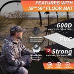 360° See-Through Hunting Blind for 2-3 People