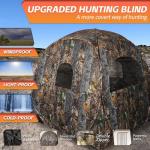 360° See-Through Hunting Blind for 2-3 People