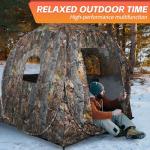 360° See-Through Hunting Blind for 2-3 People
