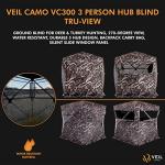 VEIL CAMO VC300 3-Person Ground Blind