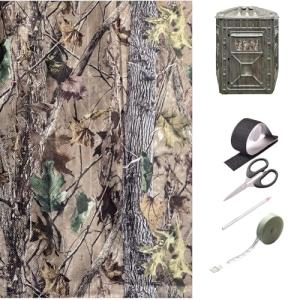 Camouflage Hunting Blind Window Curtain Kit 57" x 39