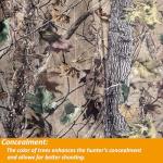 Camouflage Hunting Blind Window Curtain Kit 57" x 39