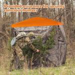 RunNico Orange Safety Cap for Hunting Blinds
