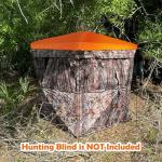 RunNico Orange Safety Cap for Hunting Blinds