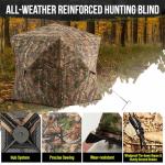 HUNTSEN 360° See-Through Pop-Up Hunting Blind