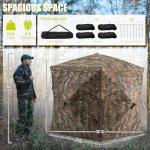 HUNTSEN 360° See-Through Pop-Up Hunting Blind
