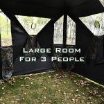 Tangkula 3-Person Portable Camouflage Hunting Blind