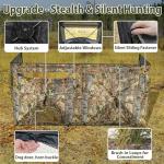 360-Degree Camouflage Pop-Up Hunting Blind for 2-3 People