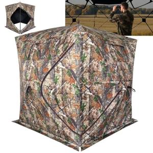 360° See-Through Hunting Blind for 2-3 People