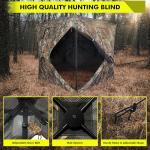 360° See-Through Hunting Blind for 2-3 People