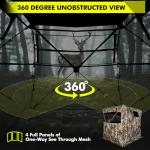 360° See-Through Hunting Blind for 2-3 People