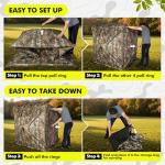 360° See-Through Hunting Blind for 2-3 People