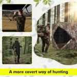360° See-Through Hunting Blind for 2-3 People