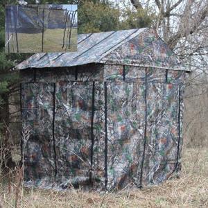 Legacy Hunting Blind 360 Degree See Through Fabric, Heavy Duty Metal Frame Deer Hunting Blinds