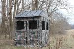 Legacy Hunting Blind 360 Degree See Through Fabric, Heavy Duty Metal Frame Deer Hunting Blinds
