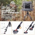 360° Swivel Hunting Chair with Adjustable Height