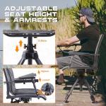 360° Swivel Hunting Chair with Adjustable Height