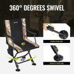 TIDEWE Heated Hunting Chair with Swivel & Camo