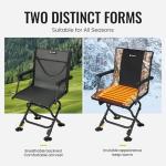 TIDEWE Heated Hunting Chair with Swivel & Camo