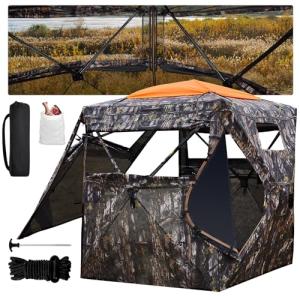 Pop-Up 3-4 Person Camouflage Hunting Blind Tent