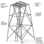 Guide Gear 10' Elevated Hunting Tower Platform Climbing Ladder Stand