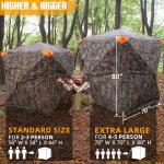 360° Camouflage Hunting Blind for 3-5 People