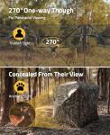 CVLIFE 270° See-Through Hunting Blind for 3 People