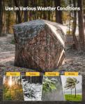 CVLIFE 270° See-Through Hunting Blind for 3 People