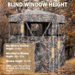 Kalkal 300° See-Through Pop-Up Hunting Blind