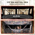 GearOZ Portable See-Through Hunting Blind for 2-3