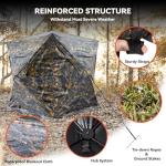 GearOZ Portable See-Through Hunting Blind for 2-3