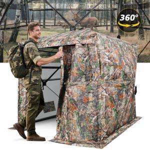 TYRSEN 360° See-Through Hunting Blind for 3