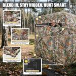 TYRSEN 360° See-Through Hunting Blind for 3