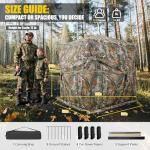 TYRSEN 360° See-Through Hunting Blind for 3
