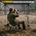 TYRSEN 360° See-Through Hunting Blind for 3
