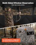 VEVOR Portable Camouflage Hunting Blind for 6-7 People