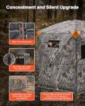 VEVOR Portable Camouflage Hunting Blind for 6-7 People