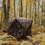 Barronett Blinds® Road Runner, Portable Hunting Blind, Pop-Up Hub Blind, Zipperless Windows, Lightweight, 2-Person, Bloodtrail® Woodland, 67” x 71” x 71”, RR200BT