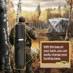 YOLENY 270° See Through Hunting Blind for 2-3 Person, Portable Pop Up Ground Blind with Carrying Bag - Resilient Tent, Zip Door & Silent Windows for Deer & Turkey Hunting