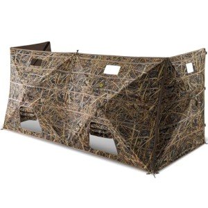 TIDEWE Hunting Blind Panel with Carrying Bag, 3-4 Person Pop-up Waterfowl Blinds, Resilient Field Duck Hunting Tent(Next Evos)