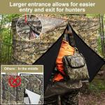 Universal 2-Man Camouflage Tree Stand Blind Kit