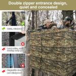 Universal 2-Man Camouflage Tree Stand Blind Kit