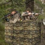 Universal 2-Man Camouflage Tree Stand Blind Kit