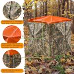 Blaze Orange Ground Blind Cap and Cover Panels